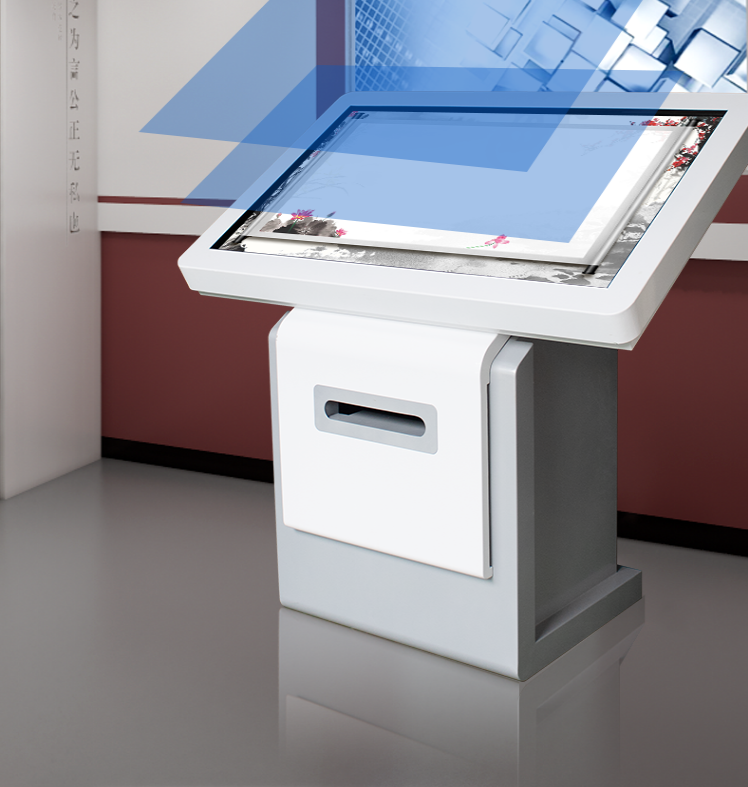 Enteng horizontal electronic software self-service signature printing and copying interactive message all-in-one machine