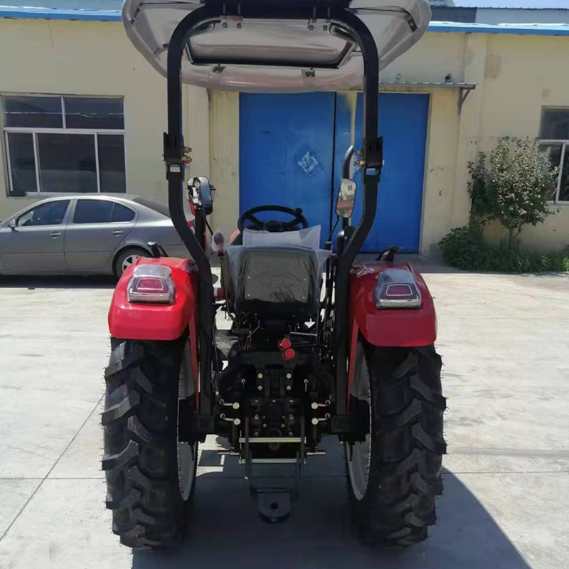 80 horsepower greenhouse king 804 agricultural four-wheel drive multi cylinder tractor with matching ridger