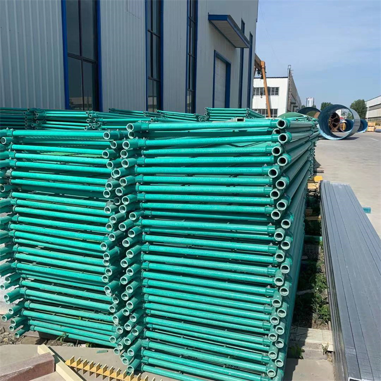 Zhanrui fiberglass anti glare mesh isolation fence manufacturer installs simple, sturdy, and durable corrosion-resistant mesh for engineering purposes