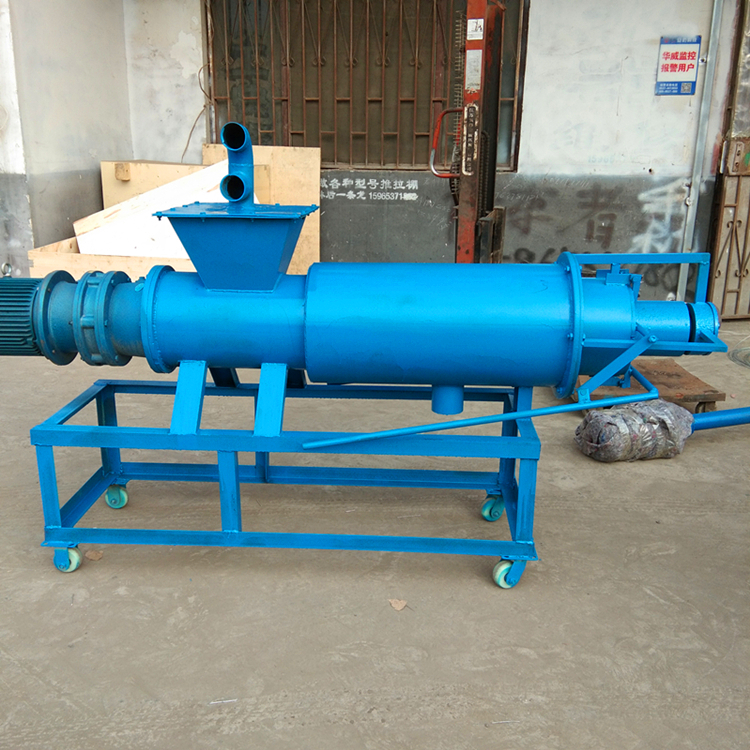 Solid-liquid separator Chengyu spiral extrusion pig manure dehydrator 300 type distiller's grains processing machine