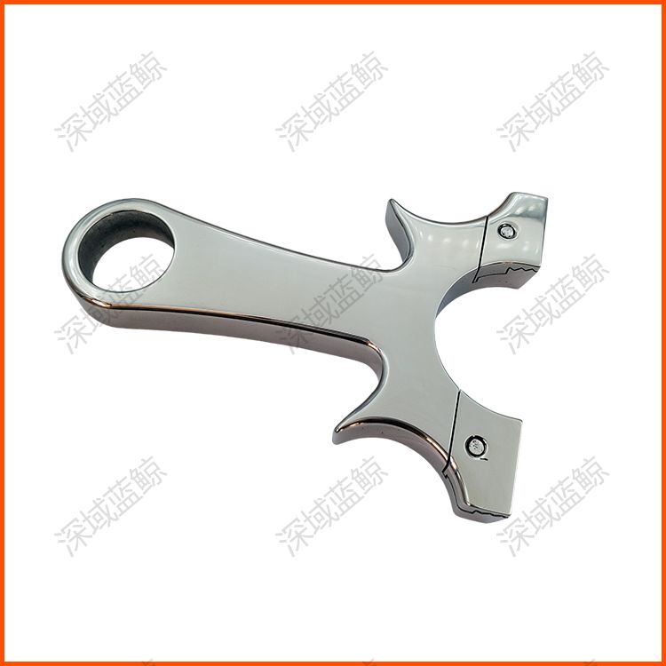 Blue Whale Equipment Five Axis CNC Processing Titanium Parts Precision CNC Accessories Titanium Product Customization