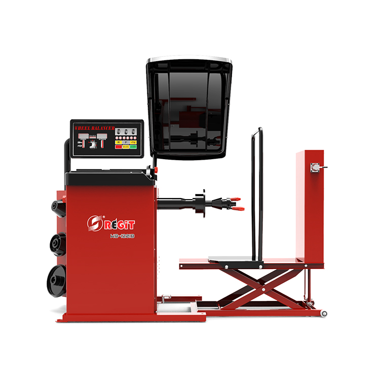 Ruituo WB-1201B truck Tire balance machine can be equipped with optional protective cover to reduce failure rate