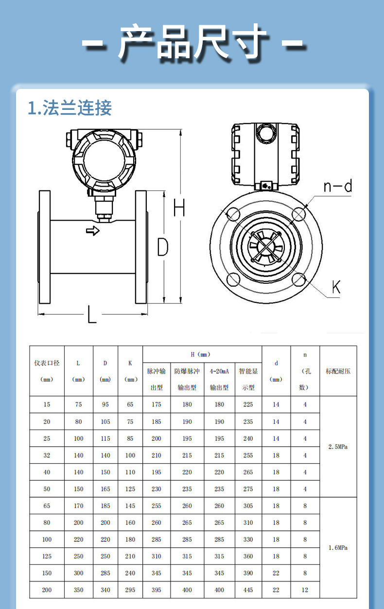 Zhuoran Tiangong Gas Liquid Turbine Flowmeter Impact resistant Stainless Steel Intelligent Explosion proof Steam Flow Sensor