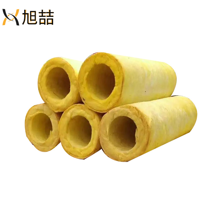 Industrial pipeline insulation rock wool pipe hydrophobic rock wool pipe shell aluminum foil fireproof rock wool insulation pipe Xuzhe