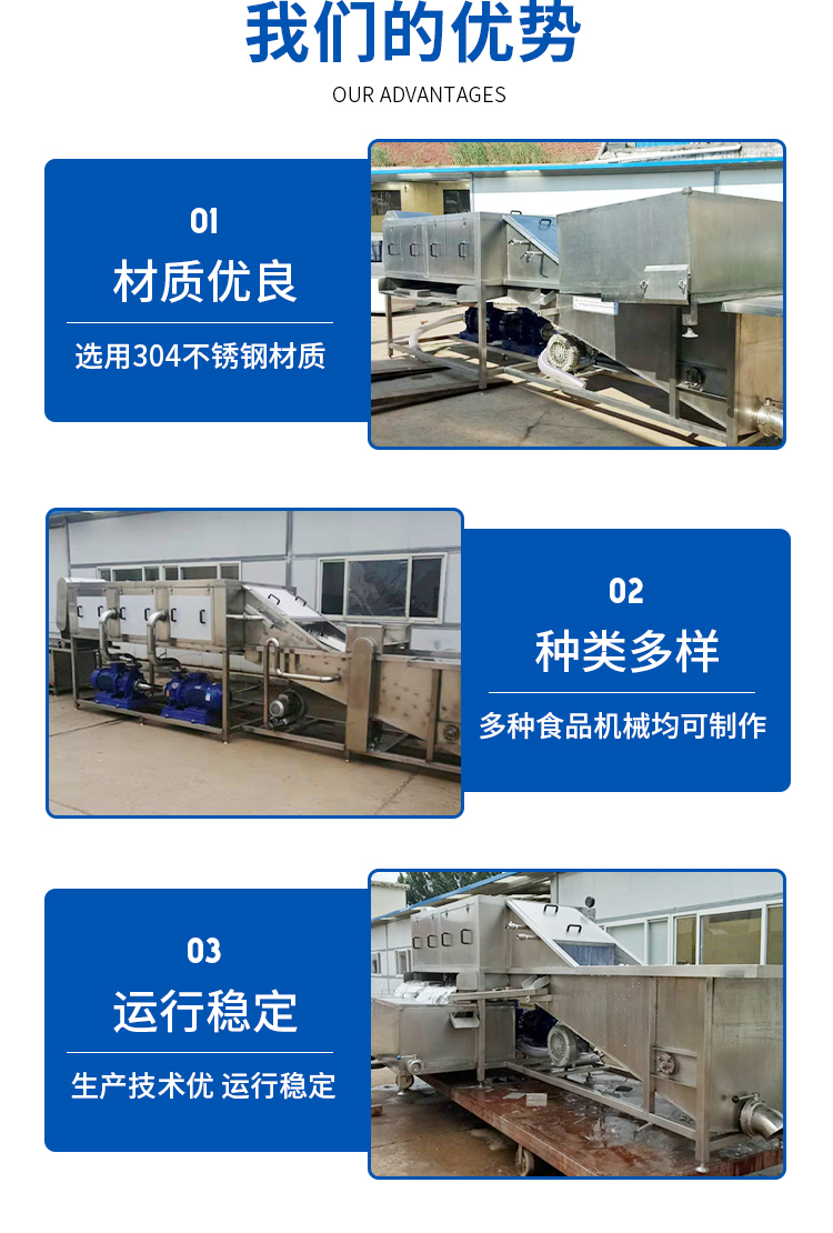 Manufacturer of fully automatic ginger sprout cleaning equipment with flipping ginger washing machine