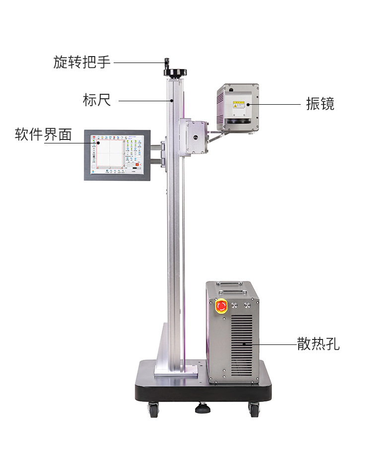 Lisheng desktop carbon dioxide online laser marking machine saves manpower, is fast, and is used for pharmaceutical packaging coding