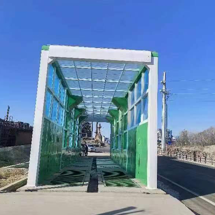 Fully automatic and fully enclosed car washing platform, portal type washing machine, high-pressure washing car washing machine