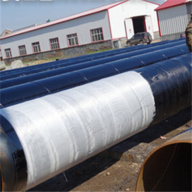 Epoxy coal tar pitch spiral steel pipe anti-corrosion pipeline Spiral wound asphalt anti-corrosion pipe