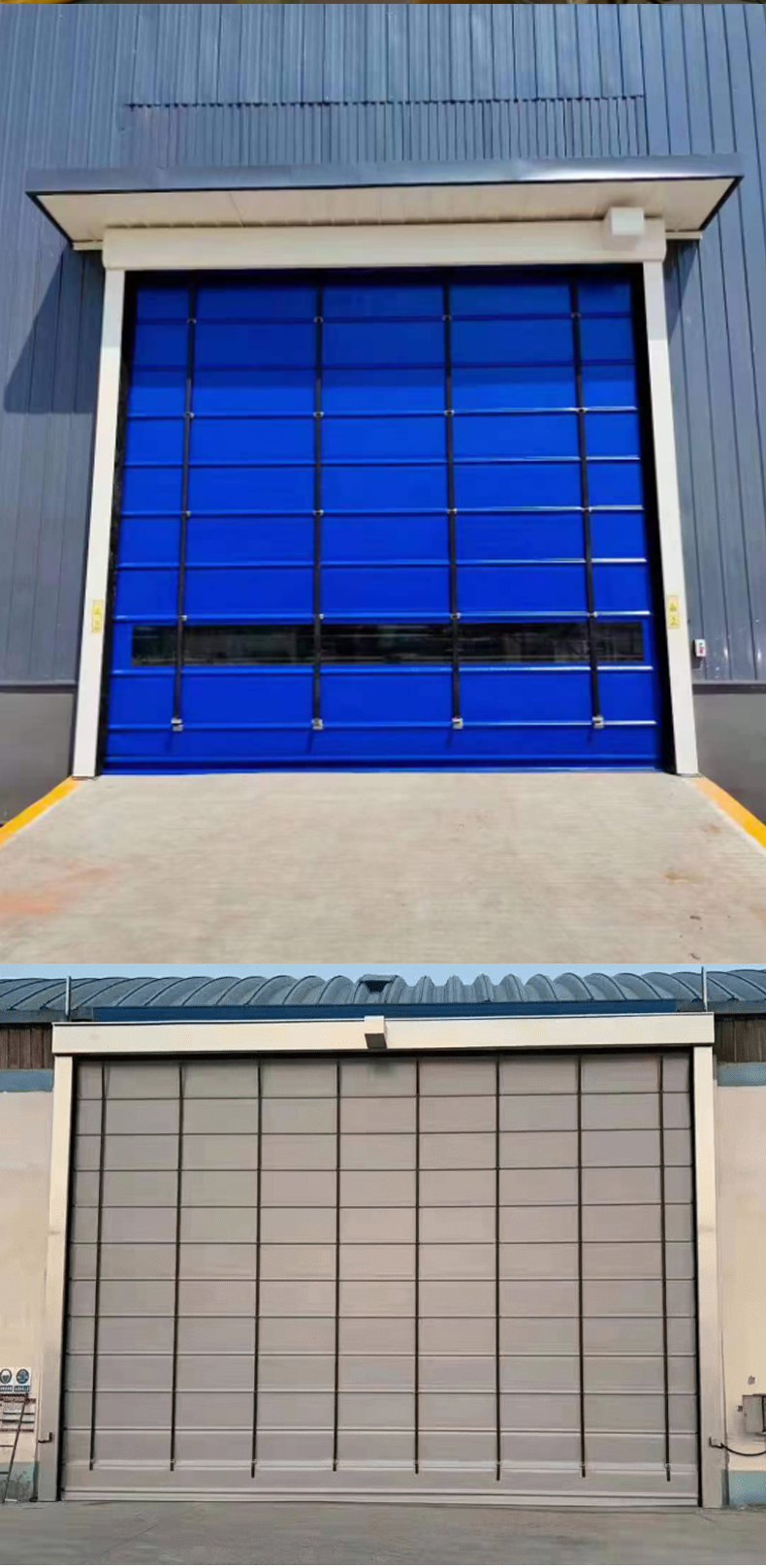 Industrial stacking door, electric lifting, chemical plant soft curtain door, PVC fast door, factory warehouse main door