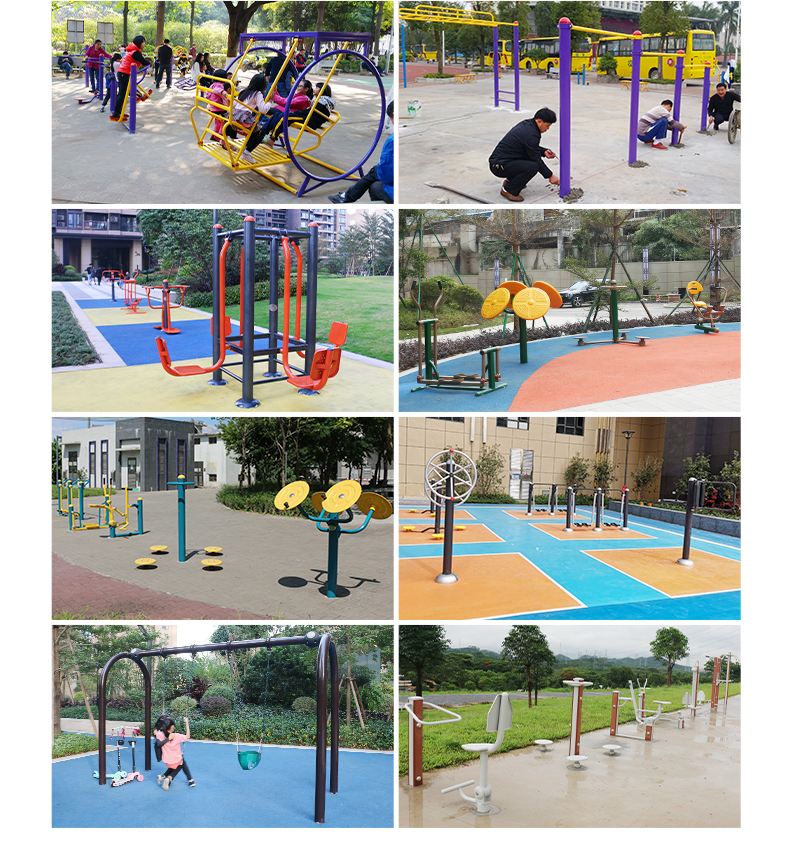 Community Park Outdoor Fitness Equipment New Rural Fitness Facilities Community Fitness Path Manufacturers Free Combination