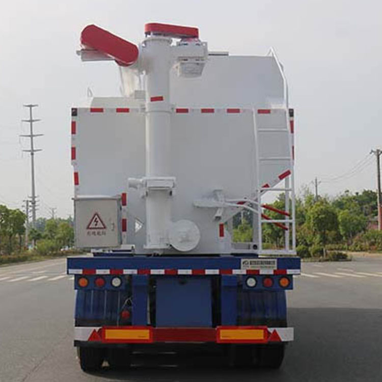 Duoshi Star JHW9400ZSL bulk feed transportation semi trailer for farm feed distribution truck factory price sales