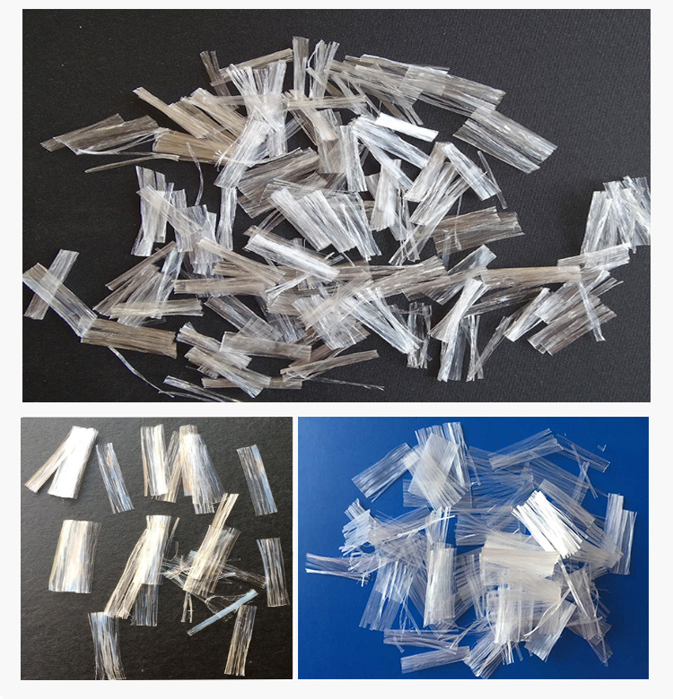 Polypropylene Reticular fiber for concrete mortar, building crack resistant reinforced fiber, 19mm engineering fiber