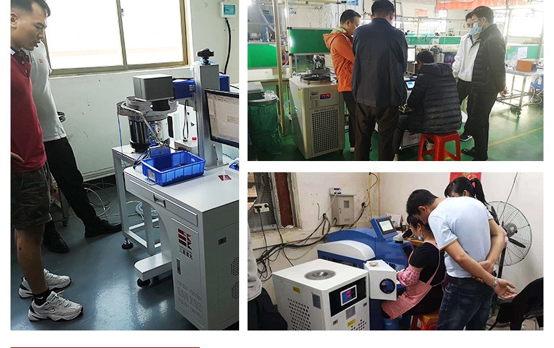 The fiber optic adjustable pulse width laser paint stripping machine has excellent paint stripping effect for metal materials such as springs and inductors