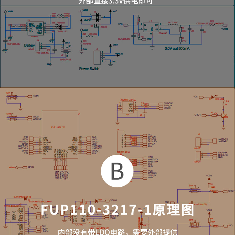 Design of UWB development board for indoor ultra wideband positioning tag module, wireless ranging UWB base station tag chip