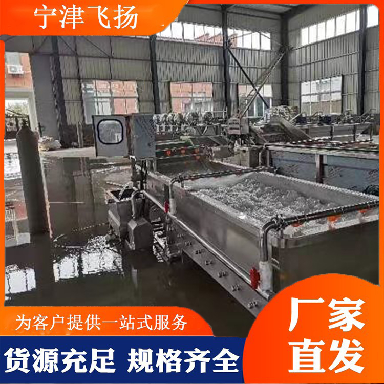 Multifunctional fruit bubble cleaning machine, scallion impurity removal and cleaning equipment, agricultural product cleaning and air drying assembly line