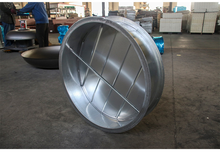 Aike Wholesale 304 stainless steel circular pipeline check valve, galvanized sheet rectangular air duct and flue check valve