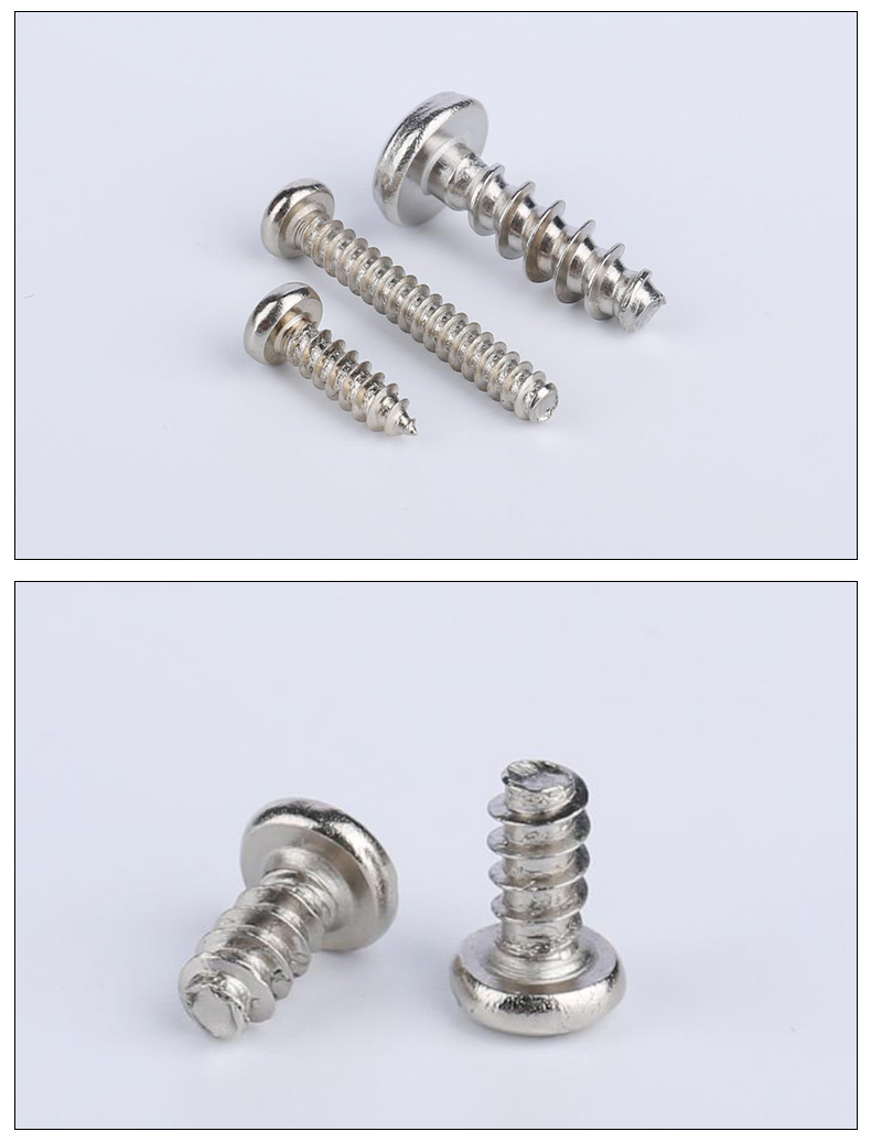 Kangshi customized 304 stainless steel round head with gasket, screw thread with intermediate screw, PWM with flat gasket machine