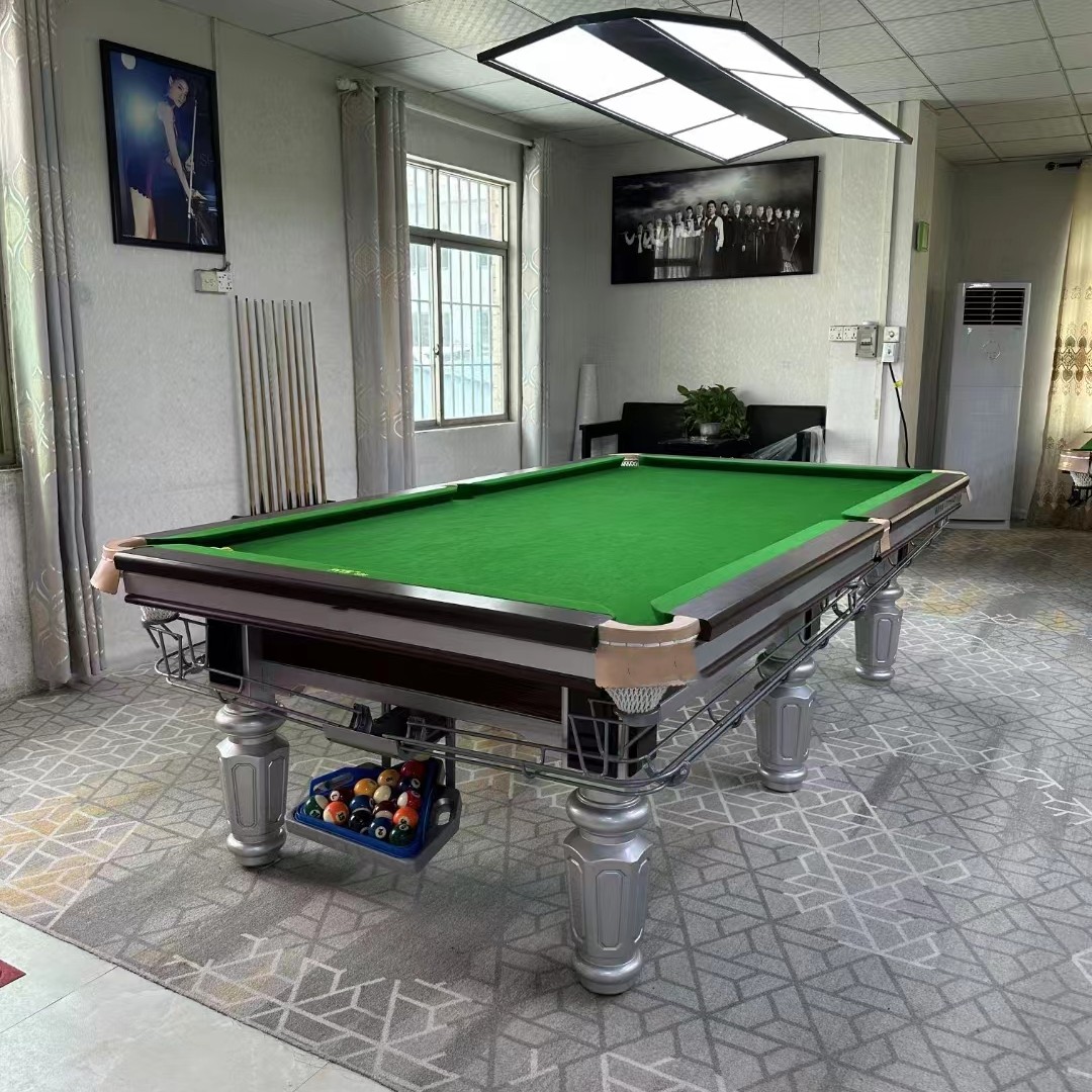 Wholesale of Chinese style black 8 billiards tables, American style Chinese 8 standard billiards manufacturer