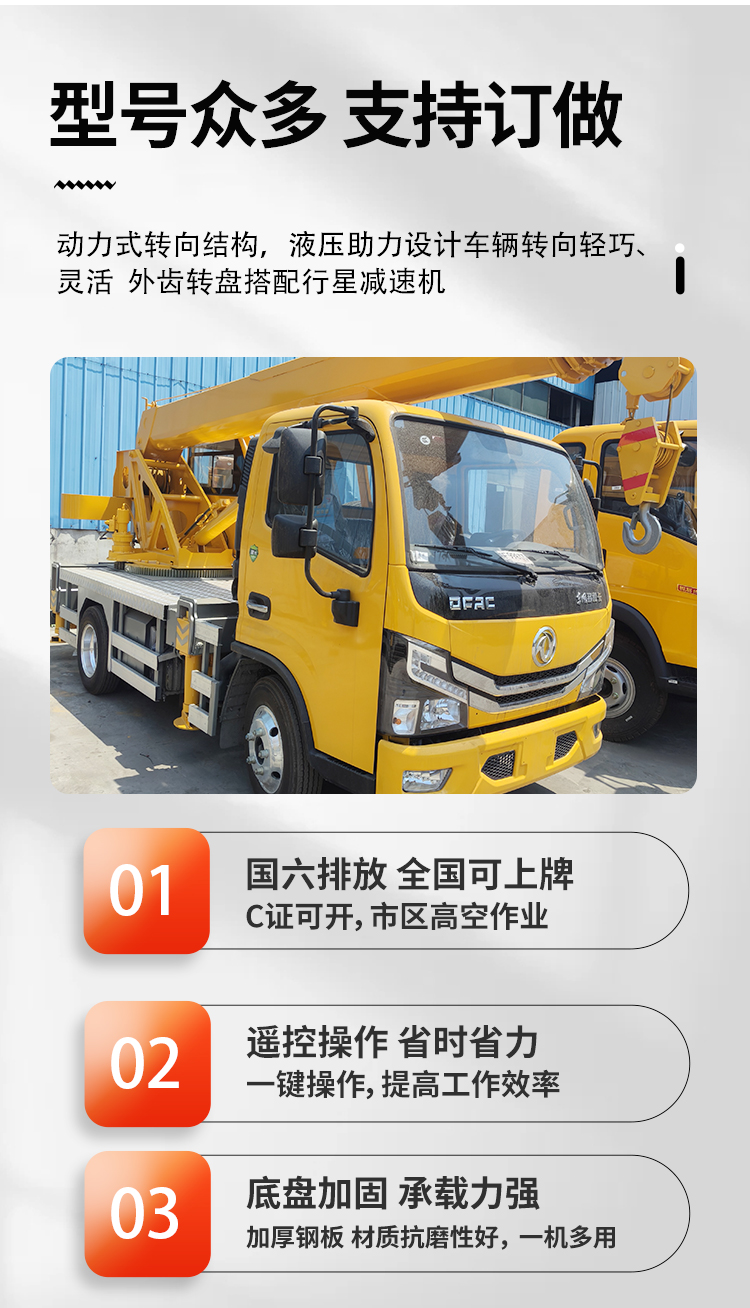 Dongfeng Dolika Blue Brand Truck Crane Hydraulic Lifting Crane Full Hydraulic Transmission Project