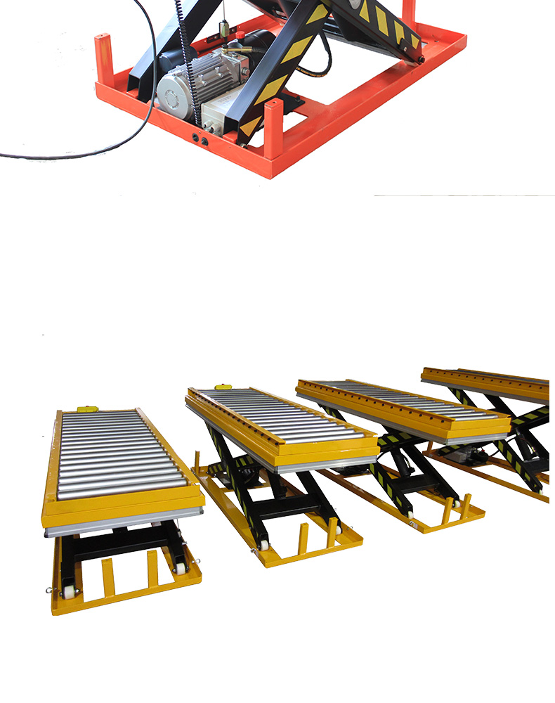 Fixed elevator, electric scissor fork lifting platform, large scissor fork lifting machine, loading and unloading hydraulic lifting platform