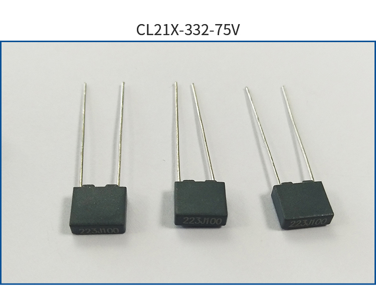 Block safety capacitor CL21X-104J-100V full series metallized correction capacitor thin film capacitor