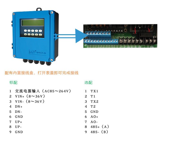 Yunhaifeng plug-in ultrasonic Heat meter trade settlement heat exchange station heat metering manufacturer supply