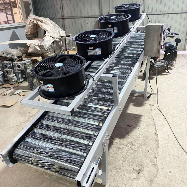 Chuangming Food Air Drying and Quick Freezing Line Stainless Steel Mesh Belt Conveyor Cake Drying Machine Express Sorting Production Line