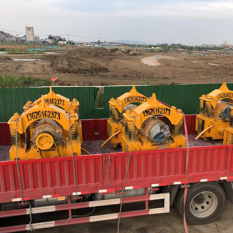 Spring vibration hammer Type 30 electric vibration hammer Steel sheet pile vibration hammer Construction site pile driver