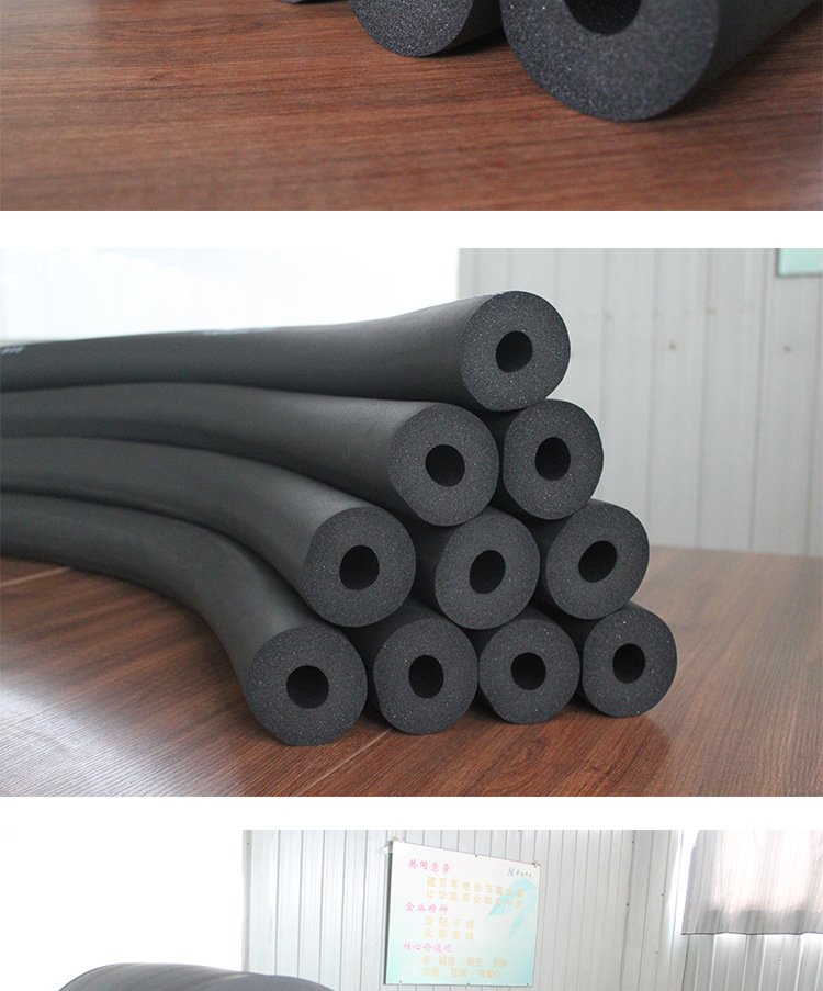 Special insulation rubber and plastic pipes for air conditioning pipelines Fire protection pipelines Fire resistant rubber and plastic sponge insulation pipes