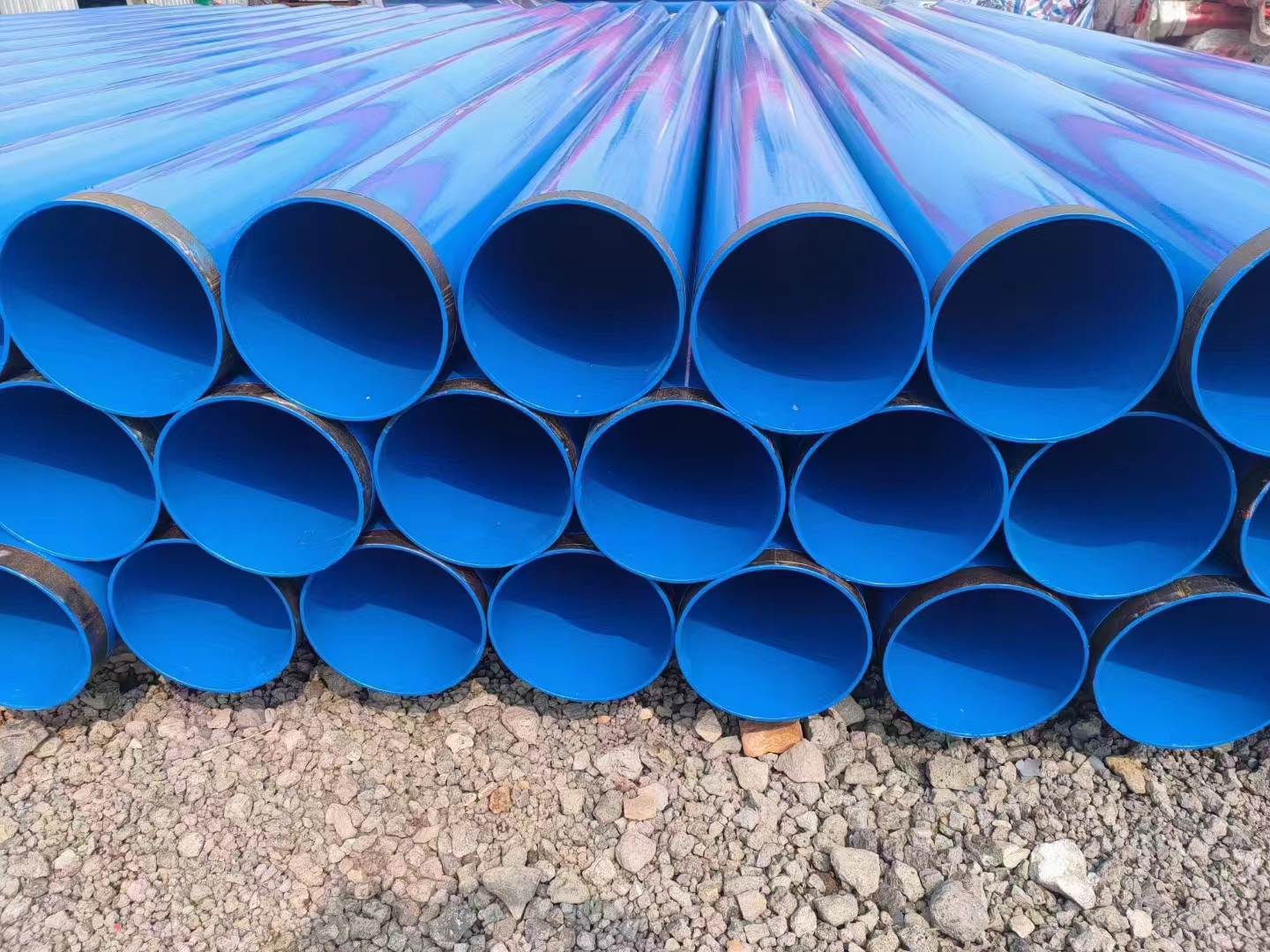 Fangda internal and external epoxy resin composite pipe IPN8710, water resistant, plastic coated, corrosion-resistant and waterproof steel pipe TPEP anti-corrosion