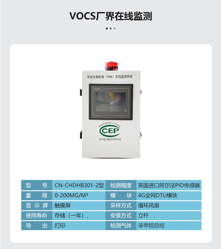 Jubang Smoke Online Monitoring Equipment Oil Smoke Detection Device Volatile Organic Compound Monitoring System