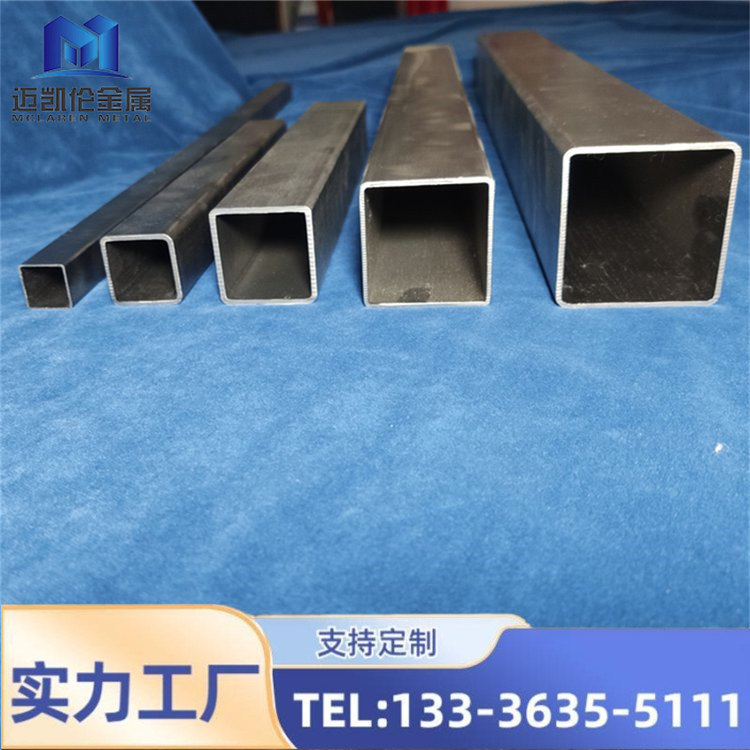 Titanium square tube TC4 titanium alloy seamless square tube thick walled square steel tube with high corrosion resistance and heat resistance, customized according to needs