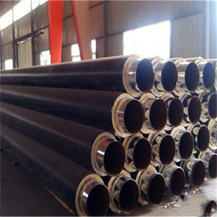 Fangda Prefabricated Steel Sleeve Steel Steam Heating Pipeline 325 Directly Buried High Temperature Resistant Foam Composite Insulation Steel Pipe