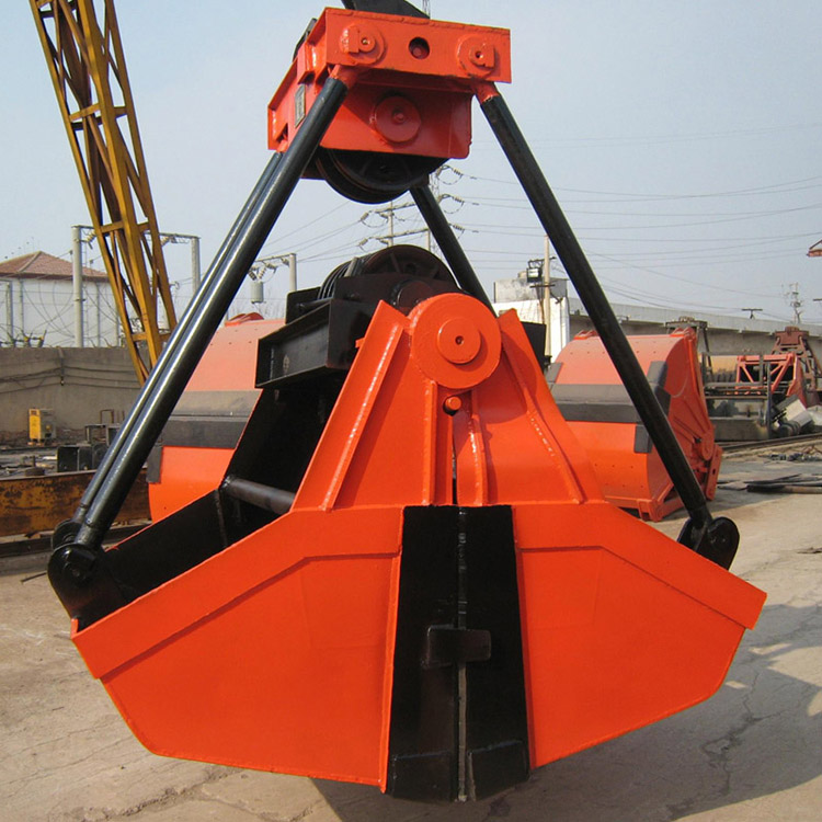 Spot grab sand, stone, coal, double petal grab bucket, 15 cubic meters wireless remote control electric four rope shell