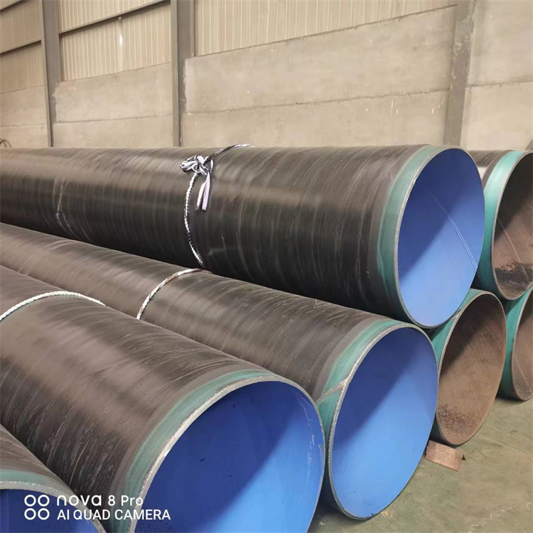 3PE anti-corrosion straight seam steel pipe straight seam 3PE embedded anti-corrosion steel pipe high-pressure water supply and gas transmission available pipeline