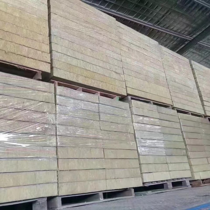 Exterior wall rock wool board partition wall rock wool mortar composite board roof interlayer insulation board