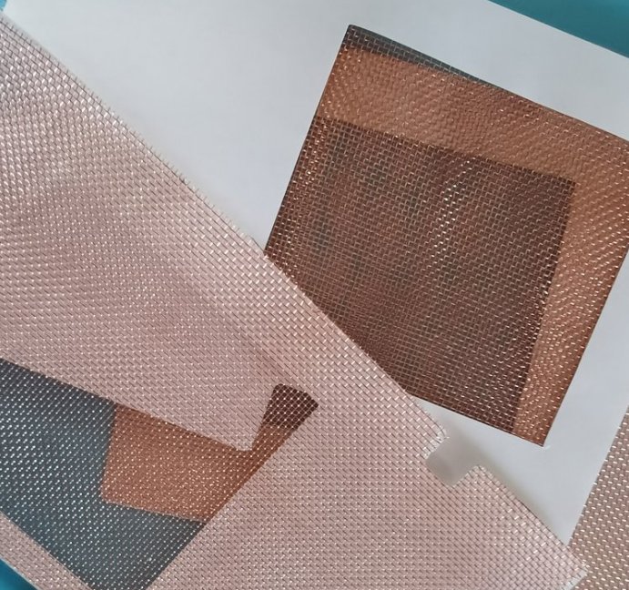 Copper mesh, copper wire mesh, 20-500 mesh anti-static copper mesh, electromagnetic signal shielding, laboratory heterosexual copper sheet