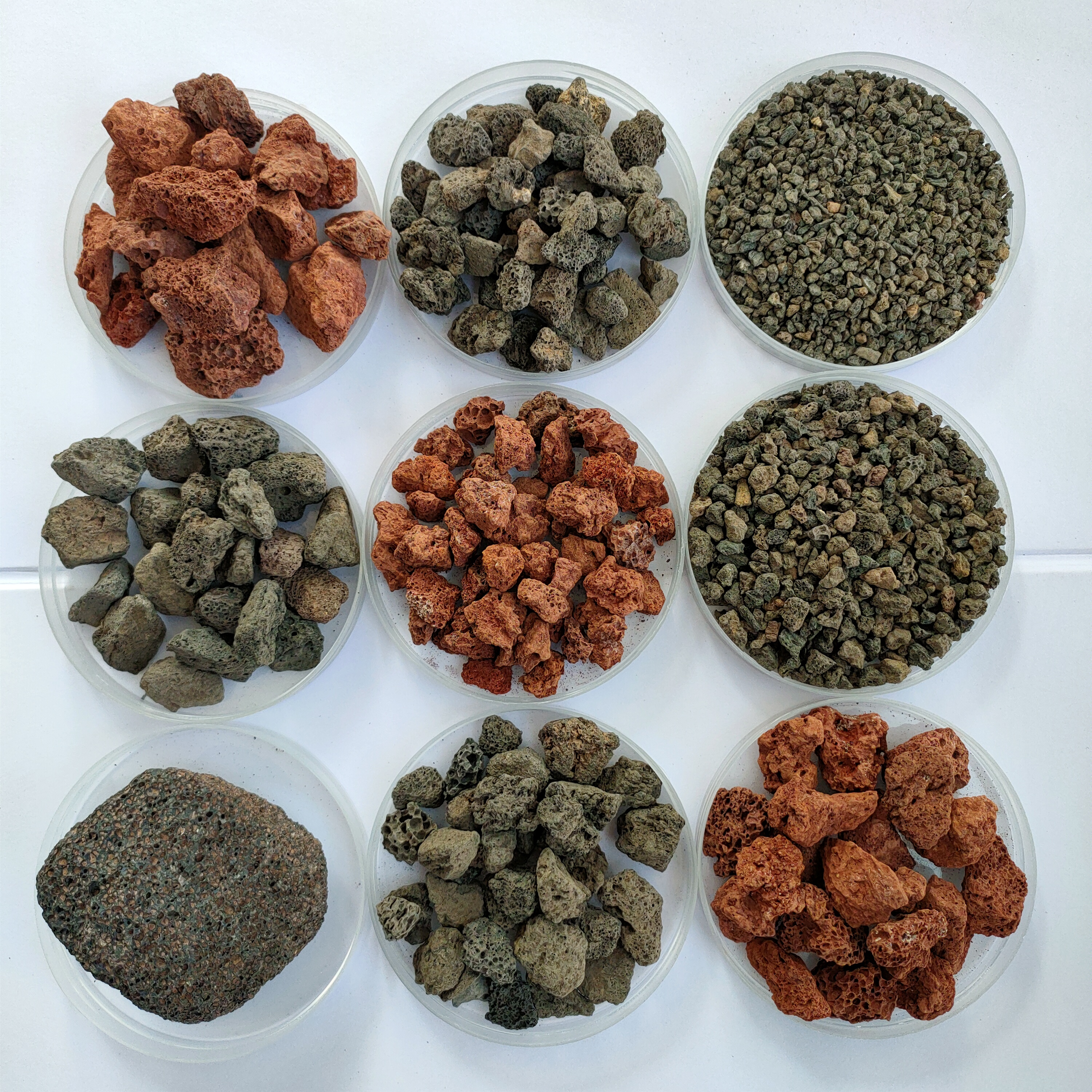 Various specifications of volcanic rock for landscaping, meat rich surface, fish tank, bottom filter, volcanic rock