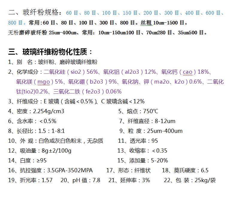 Rubber, nylon, plastic paint, brake pads, marble grinding wheels, friction pads, bearings, glass fiber powder, glass fiber powder