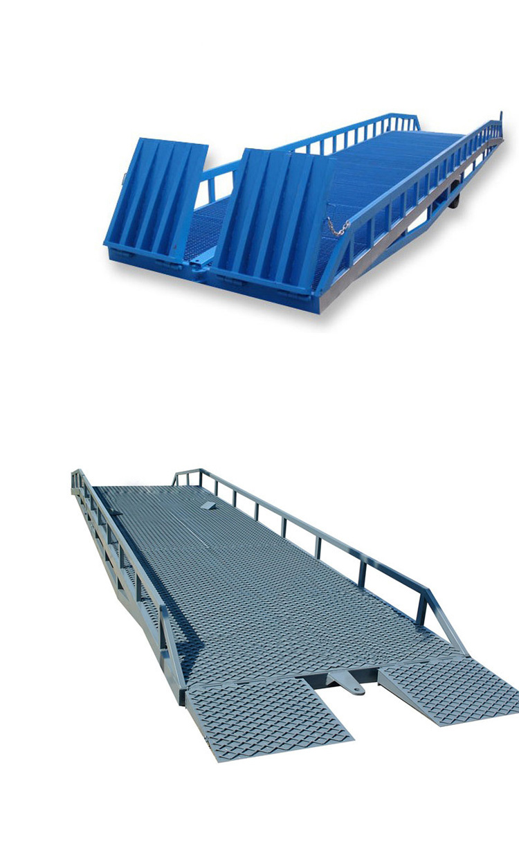 Mobile slope loading platform logistics container hydraulic mobile style boarding bridge