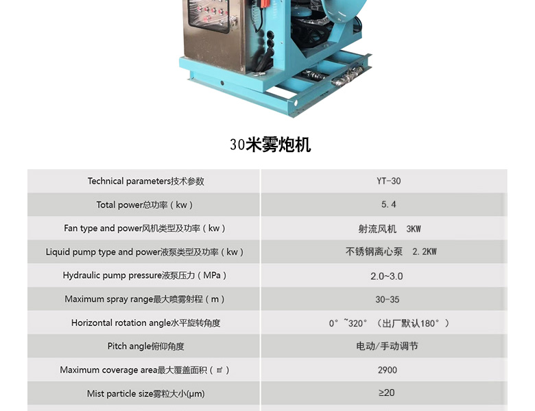 Intelligent dust removal gun environmental protection remote mist ejector spray dust controller