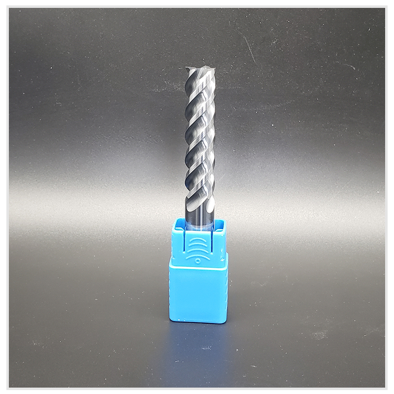 55 degree tungsten steel milling cutter, 4-edge hard alloy coated flat cutter, CNC CNC cutter, flat bottom, 4-edge end milling cutter