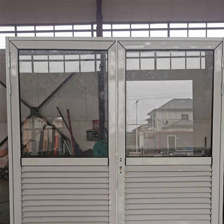 Casement window spot sales color coated steel plate sliding window produced by Haowei