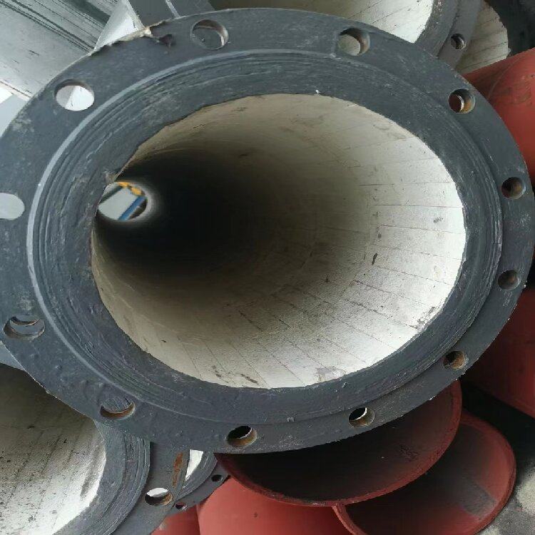 内衬陶瓷直管陶瓷贴片耐磨管除灰除尘管件使用