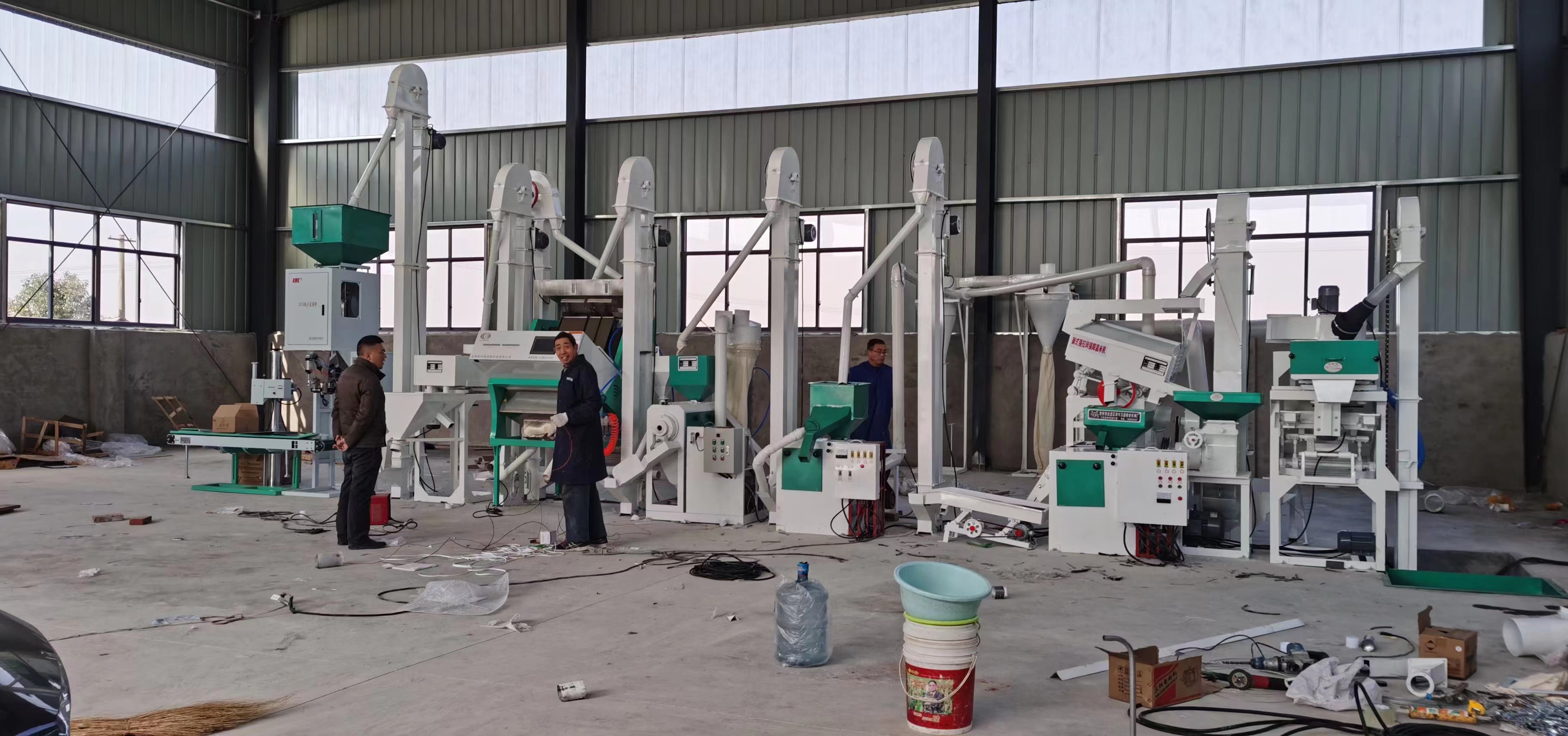 Multifunctional rice milling machine, complete set of equipment for processing large and small rice, rice milling equipment, rice milling machine