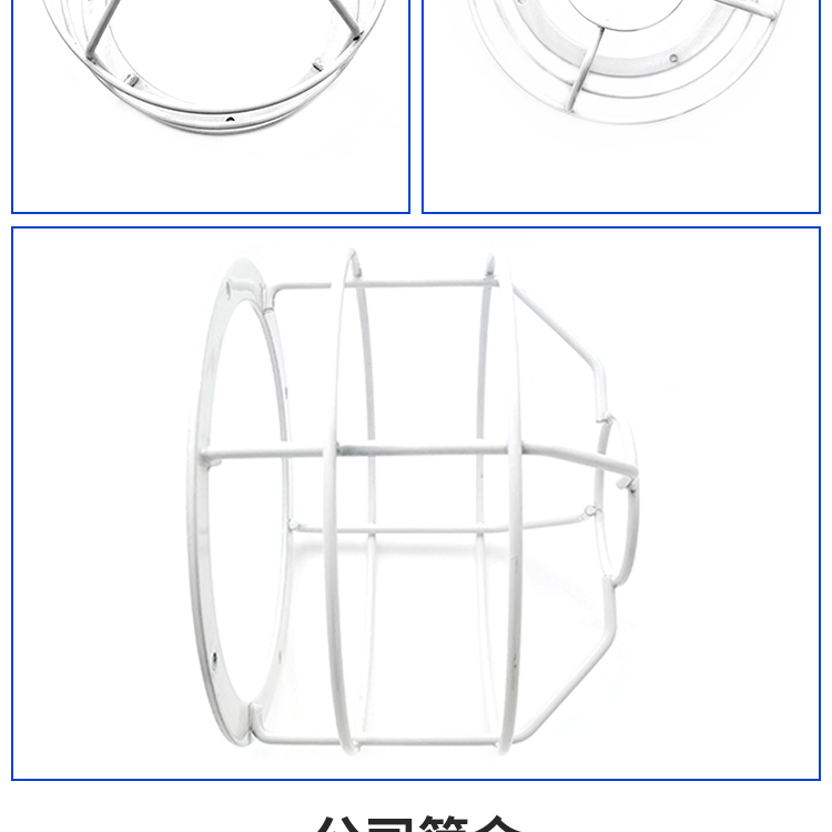 Manufacturer customized stainless steel wire bulb explosion-proof cover, high foot anti-collision net, iron lampshade bracket, protective cover wholesale