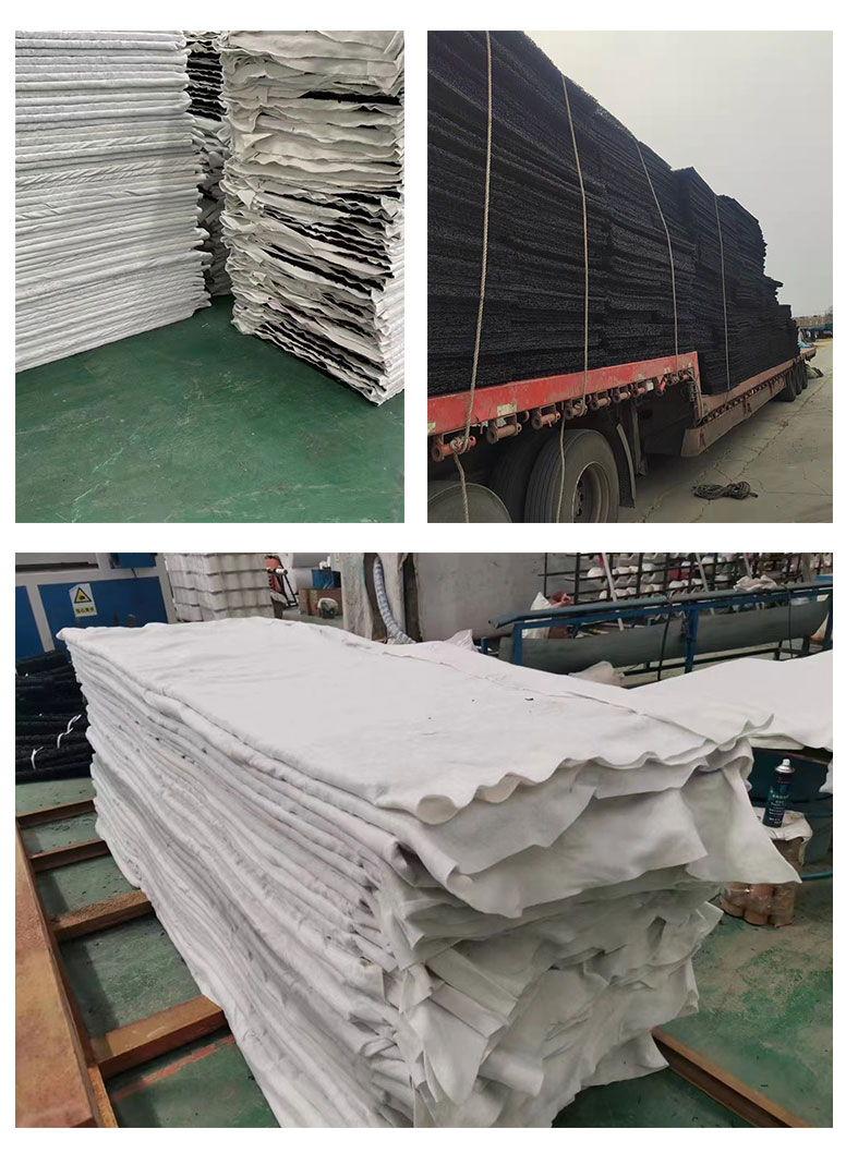 Mesh interwoven drainage board, 30 thick geotextile mat, 50mm permeable drainage sheet, 1cm 2cm composite inverted filter layer