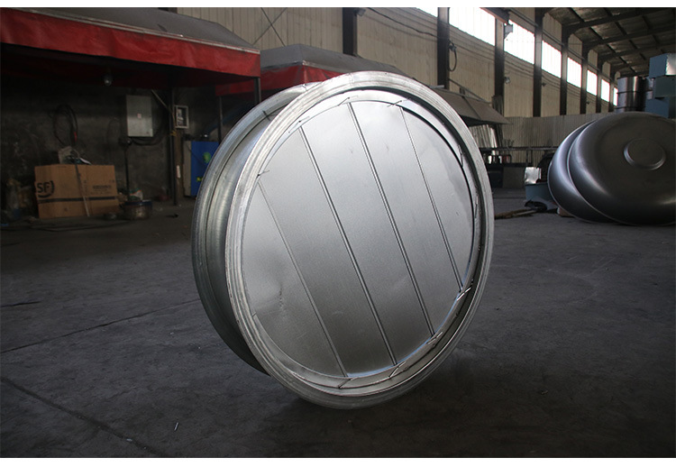 Aike Wholesale 304 stainless steel circular pipeline check valve, galvanized sheet rectangular air duct and flue check valve