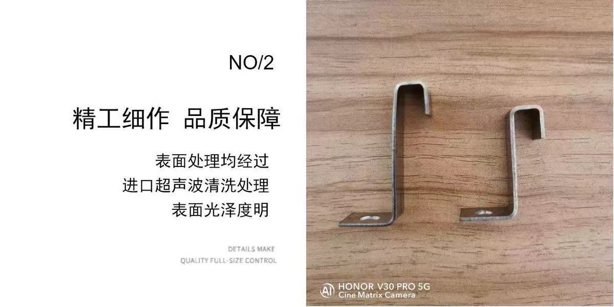 25 fiberglass grille buckle, 304 stainless steel buckle, grille fixing clip, quick shipment, Huanchen