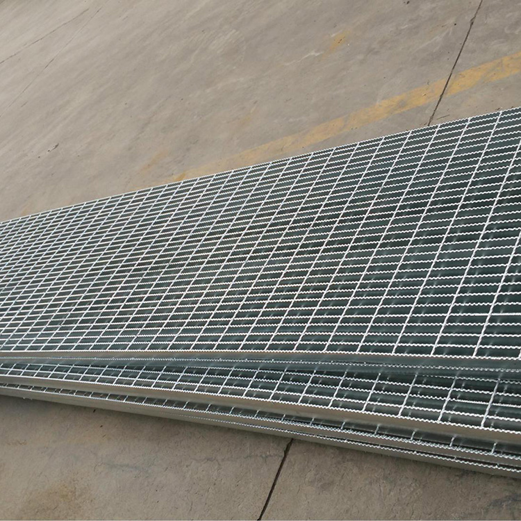 Hot dip galvanized drainage ditch cover plate, stainless steel anti slip grid plate, steel grid platform, step anti slide plate